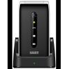 CELLULARE SAIET VANTO COLORE NERO DISPLAY 2.4" A COLORI, BT,FLIP ATTIVO,TASTI CARATTERI GRANDI